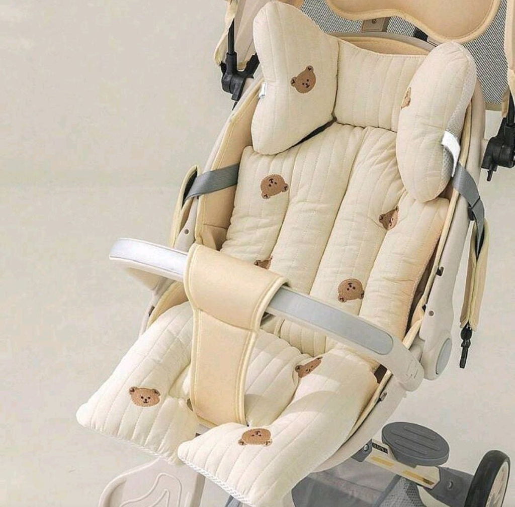 Cojín bordado para cochecito de bebé